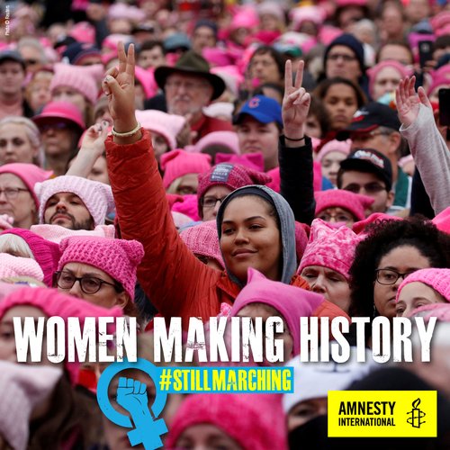 Amnesty's first 'Women Making History' festival