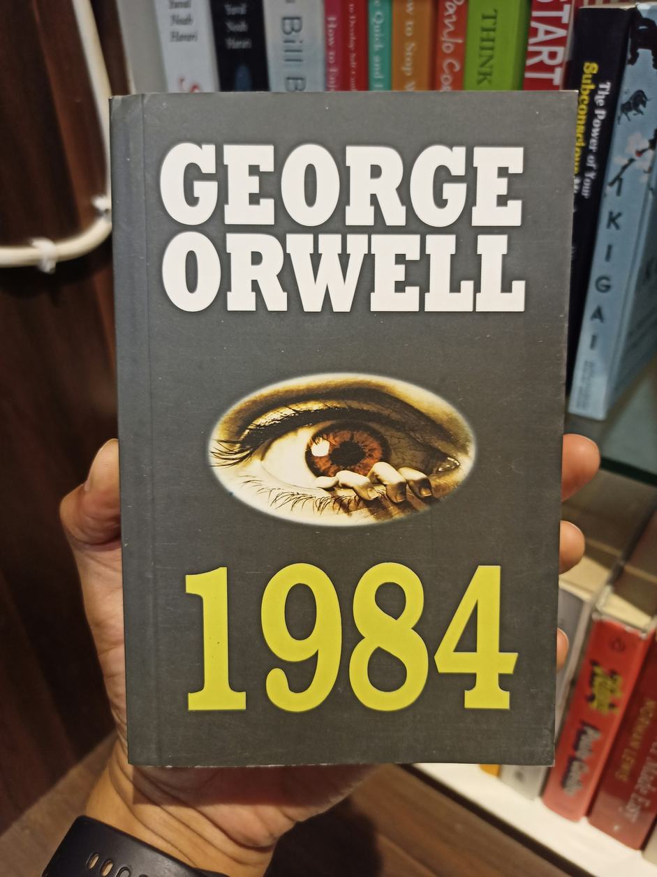 A copy of the book 1984