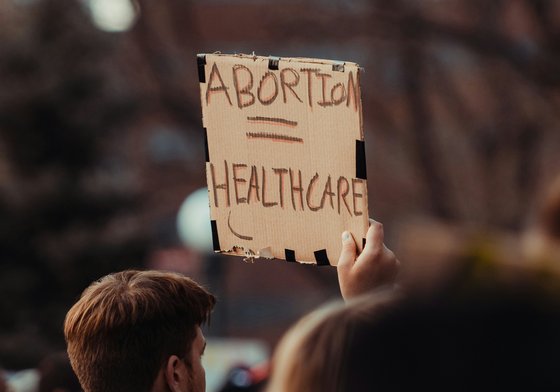 Group of pro-choice protestors