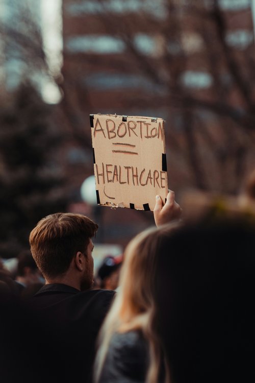 Group of pro-choice protestors