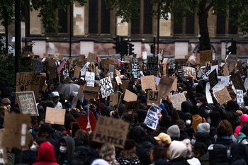 protest in London