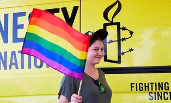 LGBTQI+ activist Vitalina Koval from Ukraine