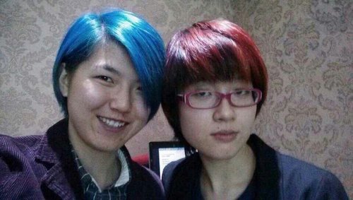 Li Tingting (left) and Zheng Churan (right) are two of the five women detained