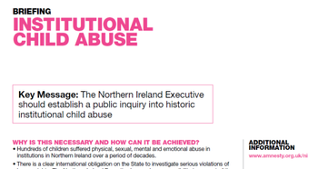 NI briefing on child abuse