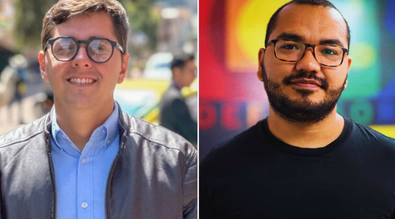 Picture of Venezuelan activists Yendri Velásquez and Luis Peche