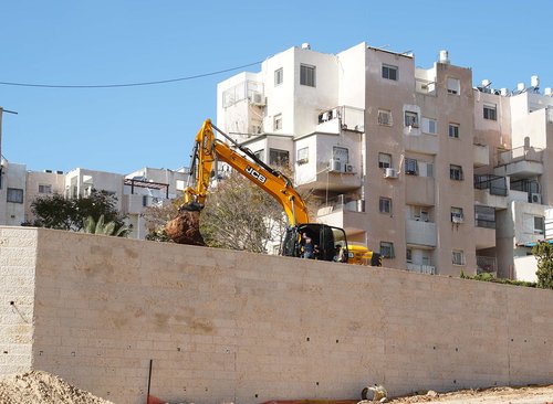 This image was taken on February 2020 in the illegal Israeli settlement of Modi'in Illit in the occupied West Bank.