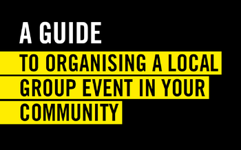 A guide to organising a local group event in your community