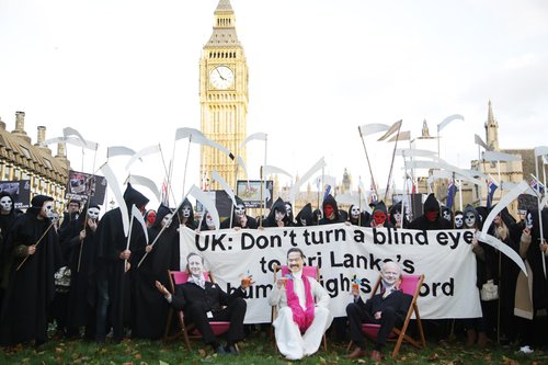 Saturday's Amnesty protest outsiden parliamnent
