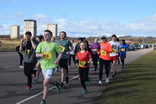 Aberdeen Students ‘Run for Refugees’ event, raising money for a scholarship for students from refugee backgrounds