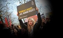 Women's Rights Placard